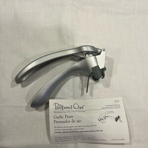Pampered Chef Stainless Steel Garlic Press